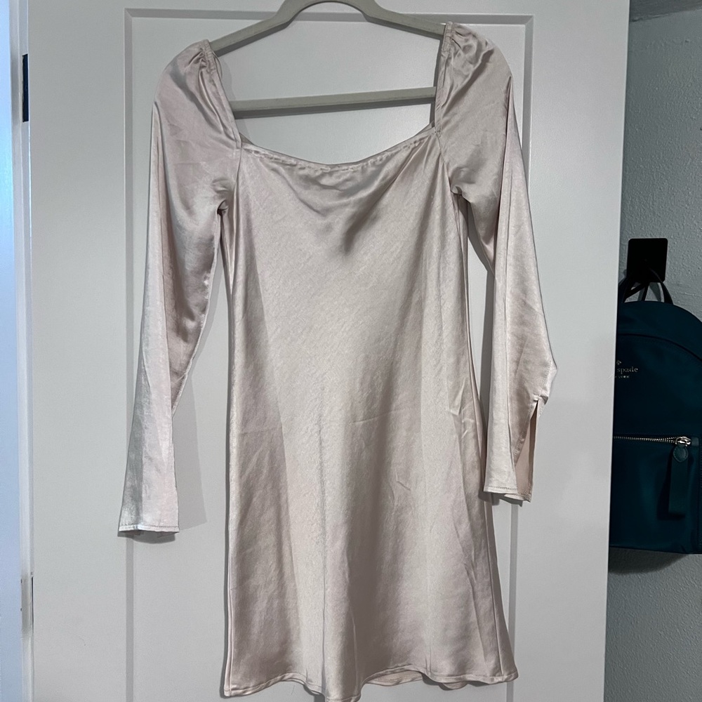 Princess Polly champagne dress